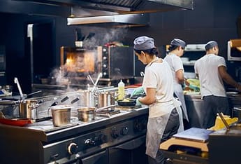 Restaurant kitchen